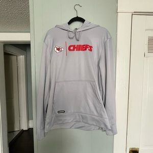 Light gray chiefs hoodie